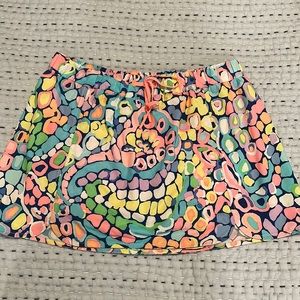 Lilly Pulitzer Nadia Luxletic Skort In Multi Gypsy Jungle Stretch Small